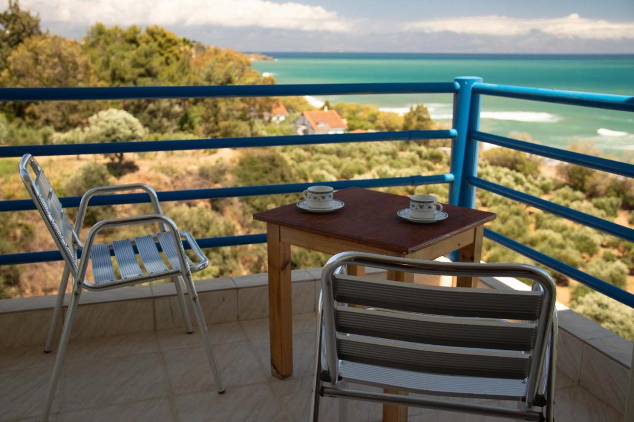 De La Plage Hotel Koroni Buitenkant foto