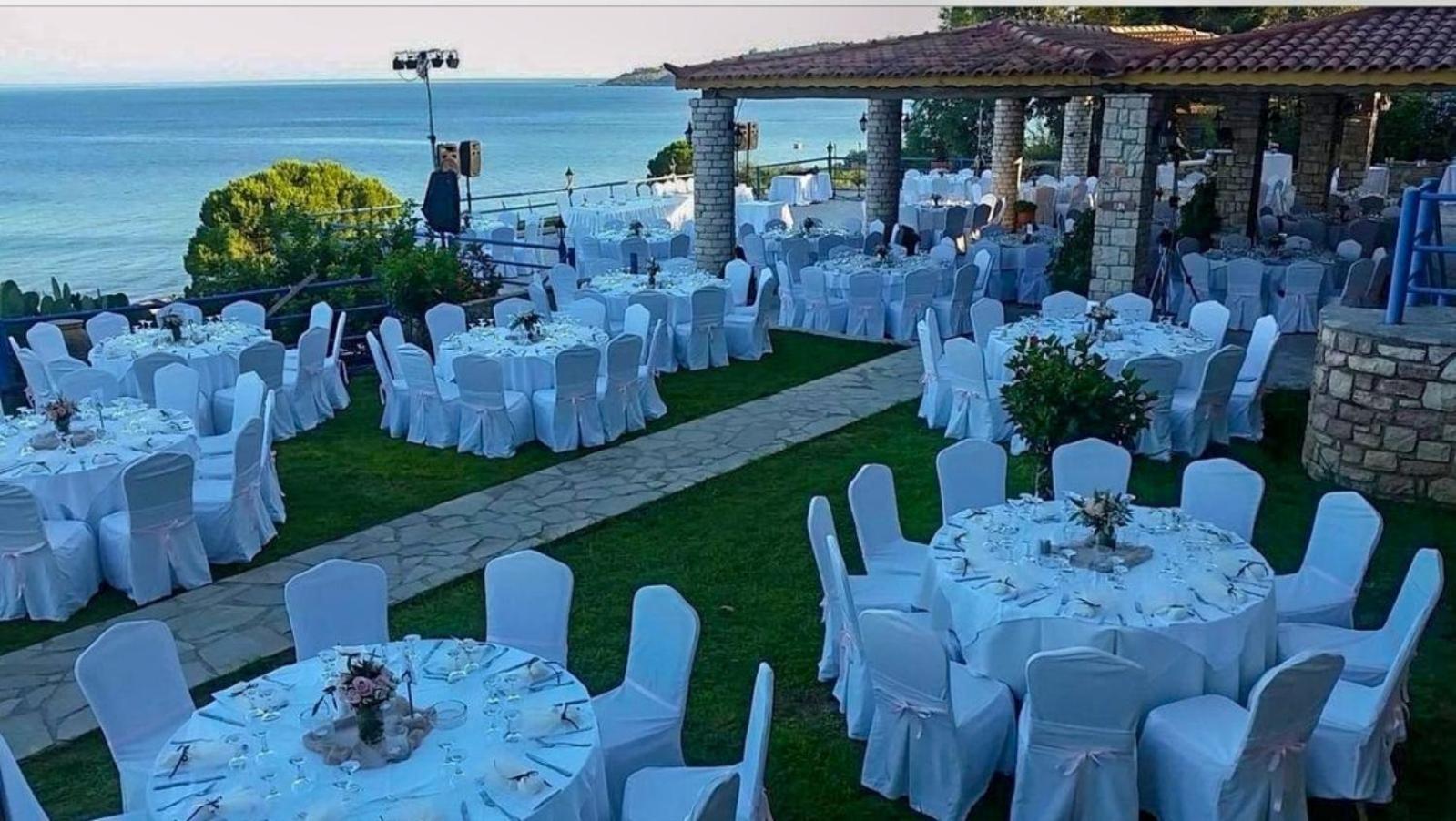 De La Plage Hotel Koroni Buitenkant foto
