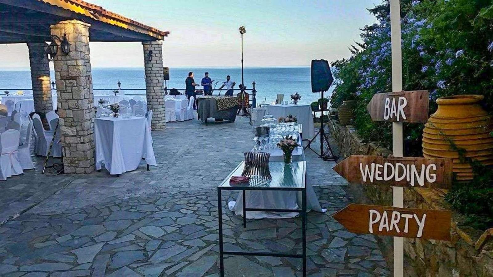 De La Plage Hotel Koroni Buitenkant foto