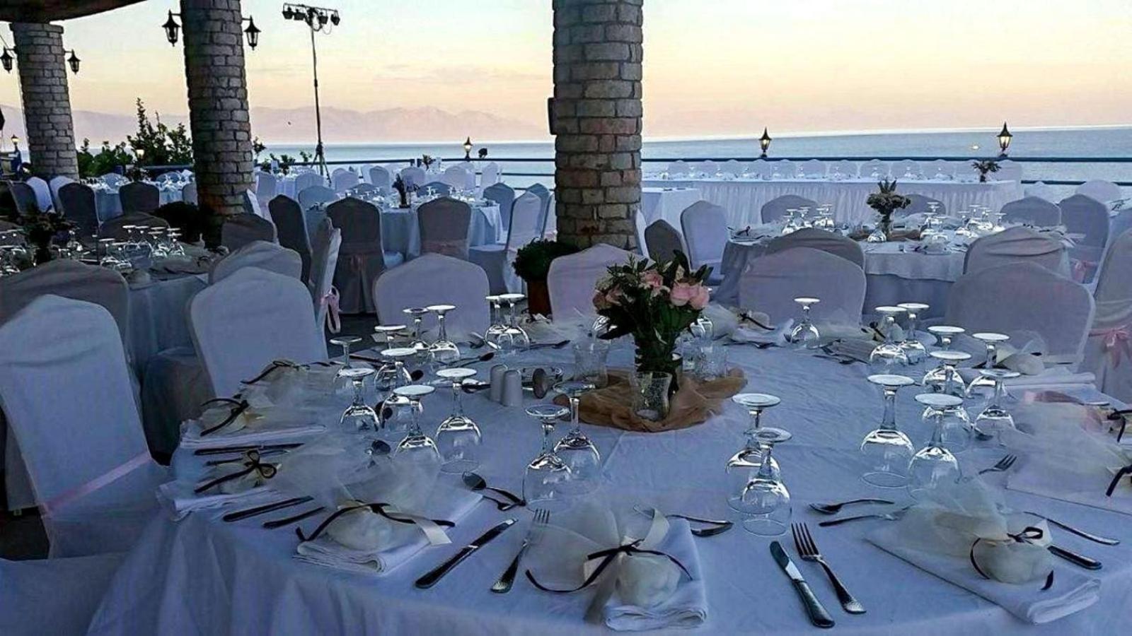 De La Plage Hotel Koroni Buitenkant foto