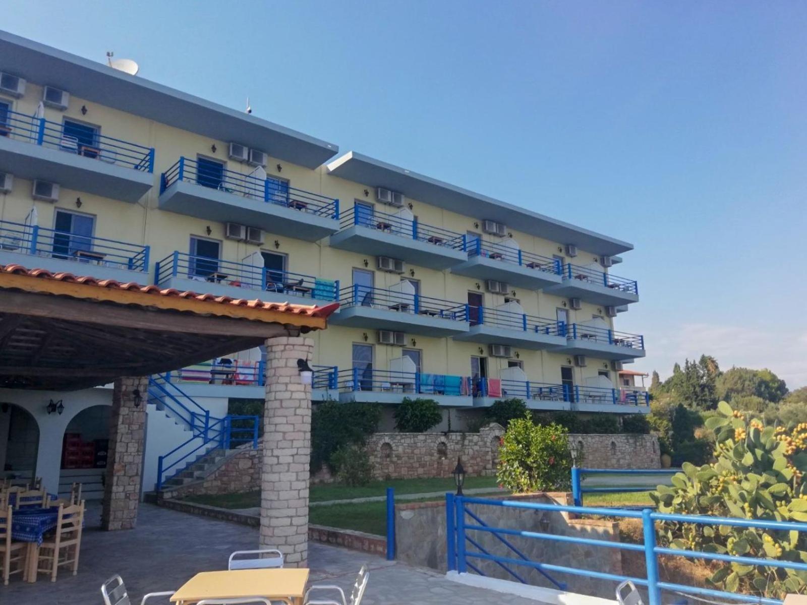 De La Plage Hotel Koroni Buitenkant foto