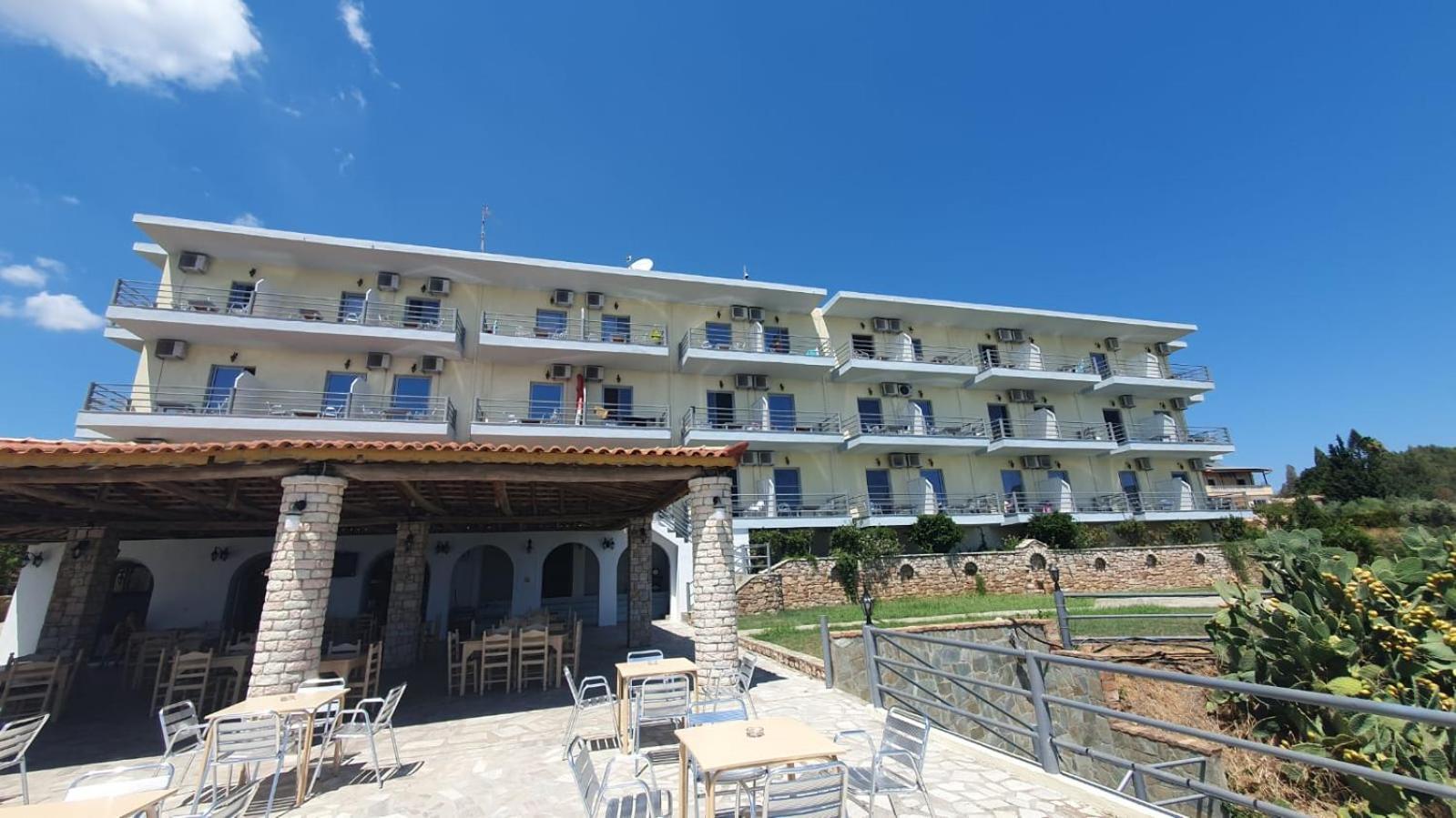 De La Plage Hotel Koroni Buitenkant foto