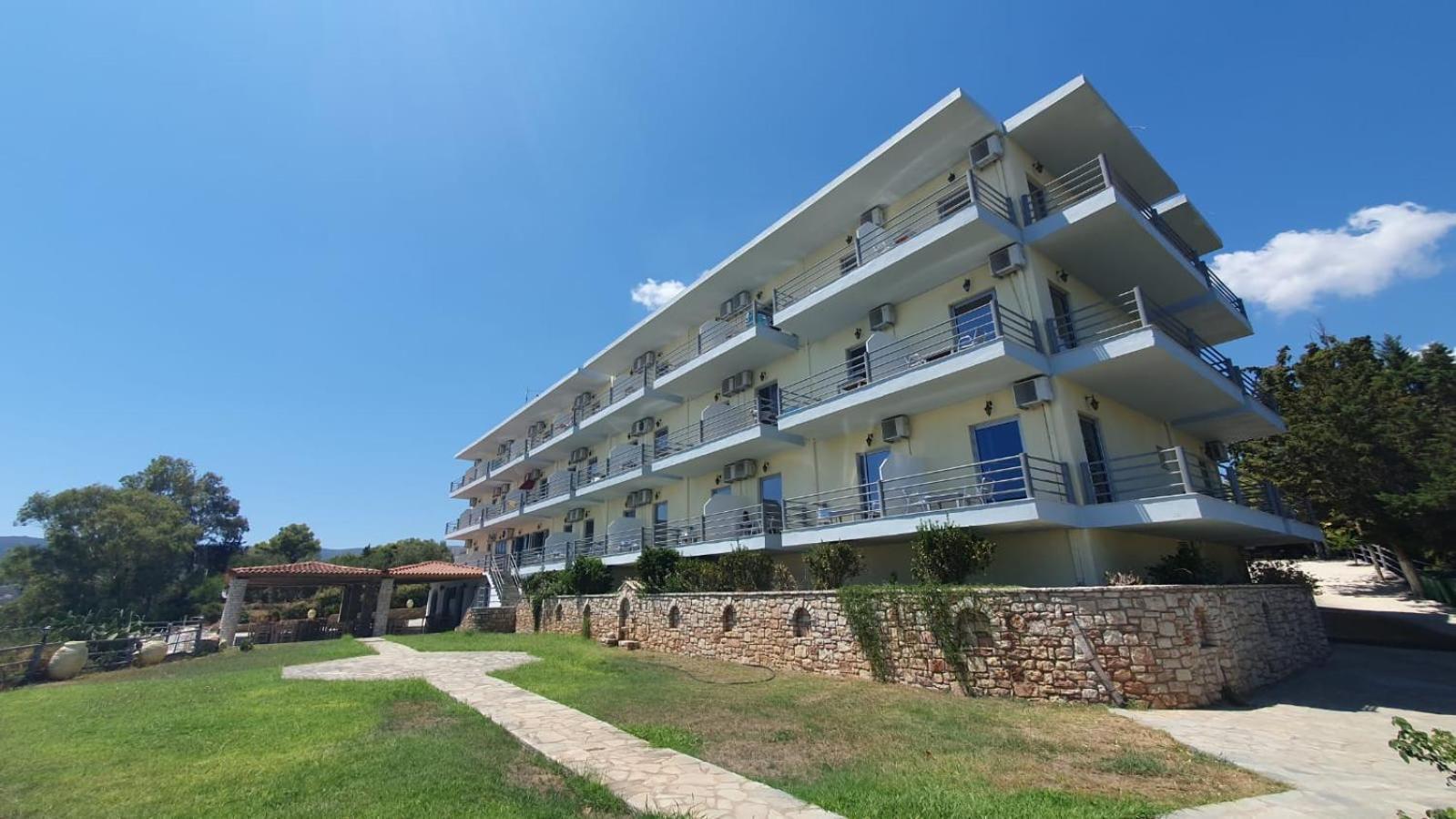 De La Plage Hotel Koroni Buitenkant foto