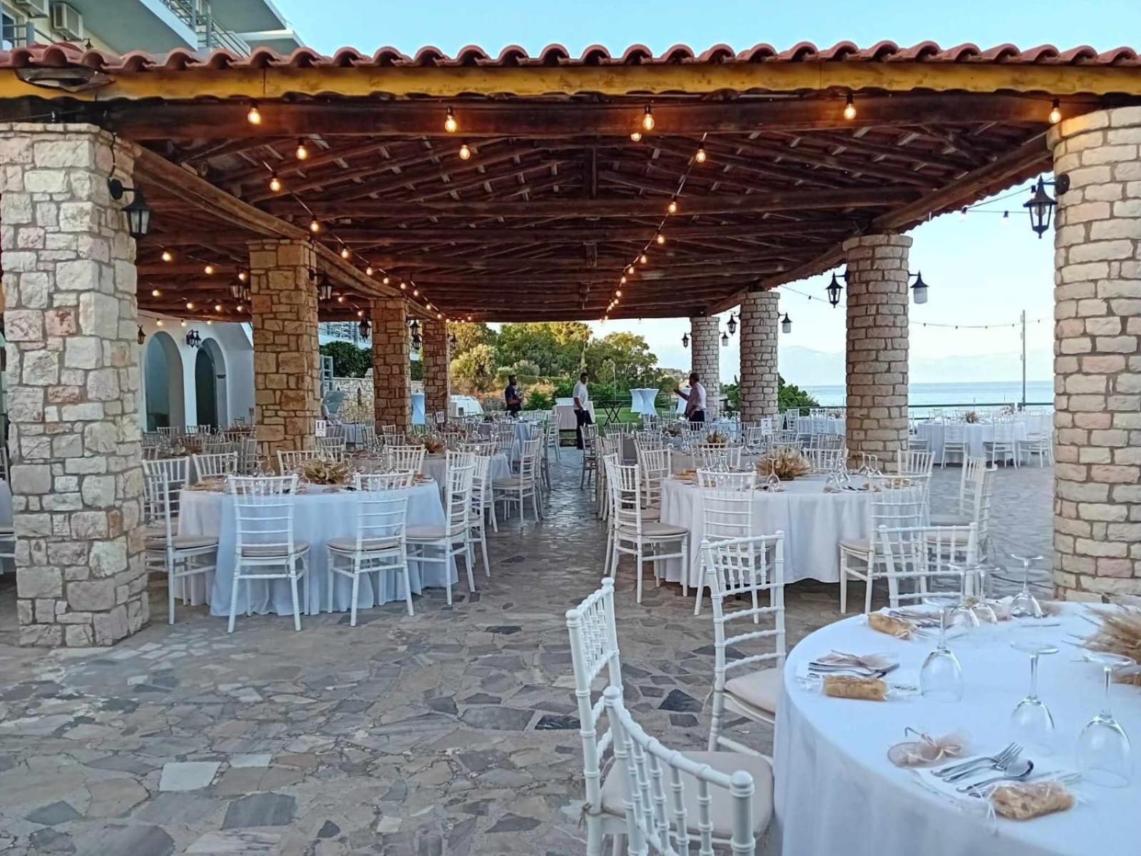 De La Plage Hotel Koroni Buitenkant foto