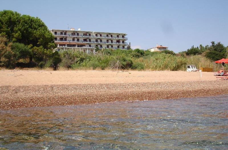 De La Plage Hotel Koroni Buitenkant foto