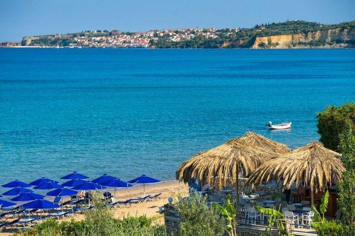 De La Plage Hotel Koroni Buitenkant foto